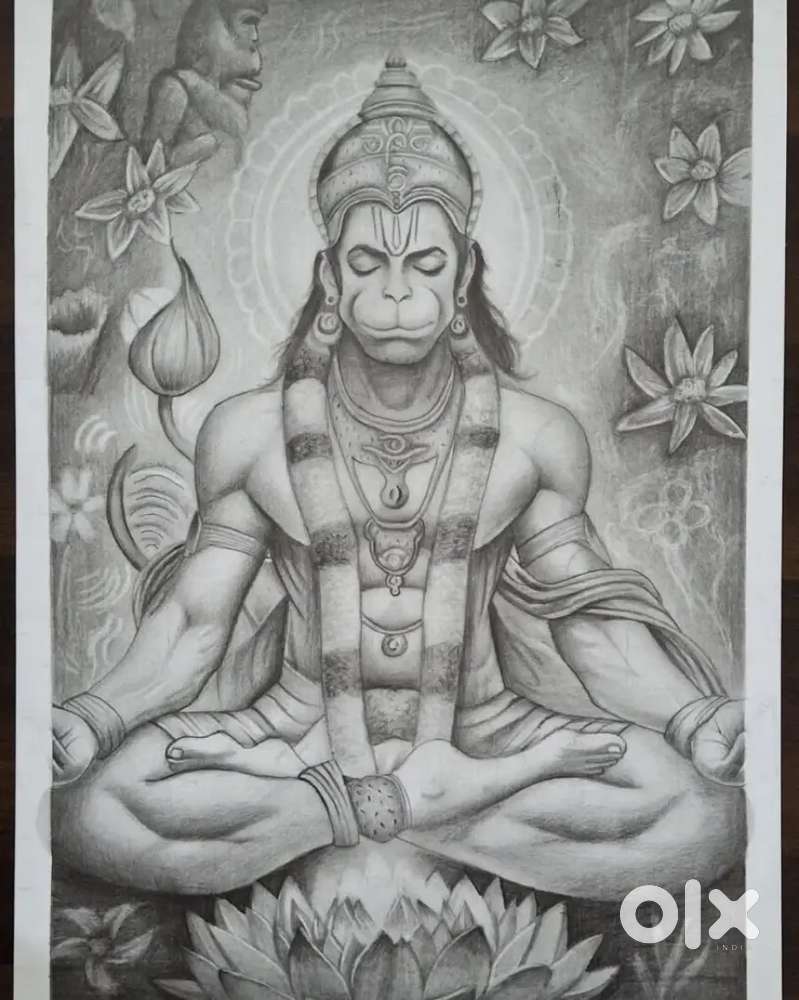 Hanumaji Sketch A3 size Graphite