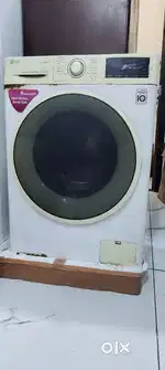 6 kg Front loading LG fully automatic under warranty