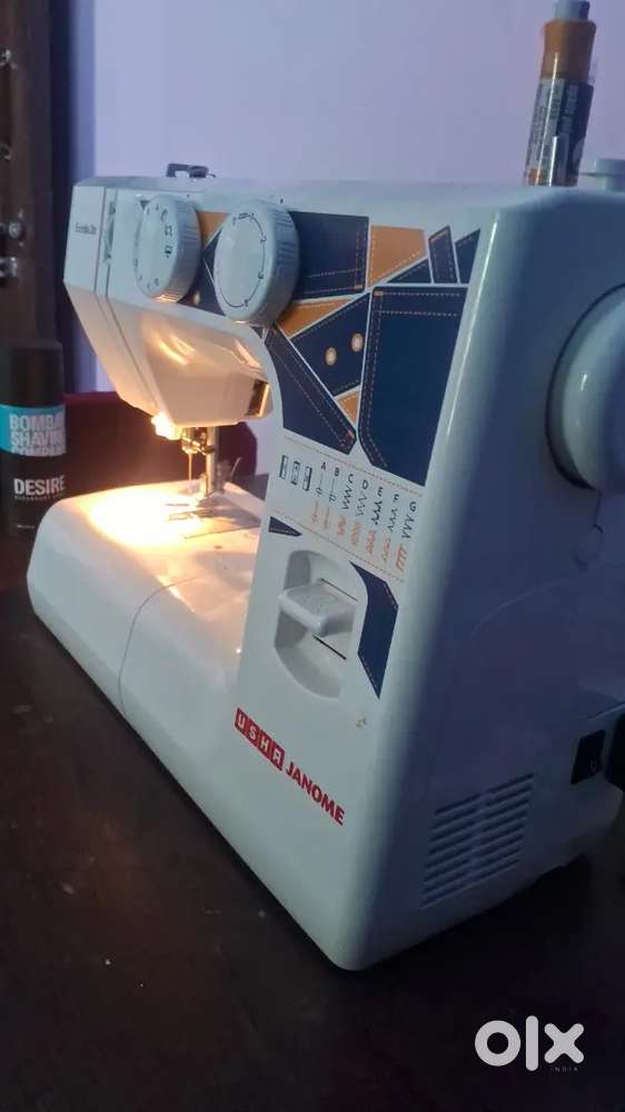 USHA JANOME 20+ Stiching Style Semi Automatic Tailoring  Machine