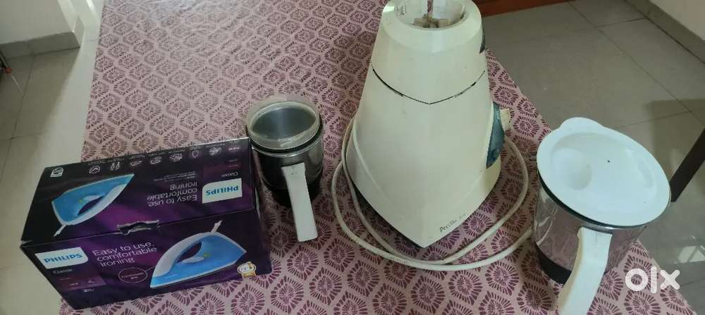 Preethi mixie. Philips dry iron