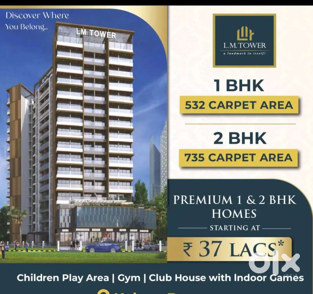 1 & 2 BHk Home ultra luxurious living