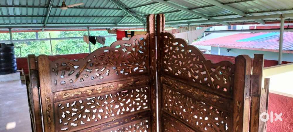 Artistically designed wooden  Partition