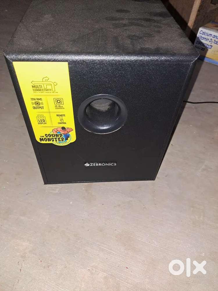 2.1 home theatre zebronic bar