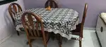 4 seater glass dinning table for sale