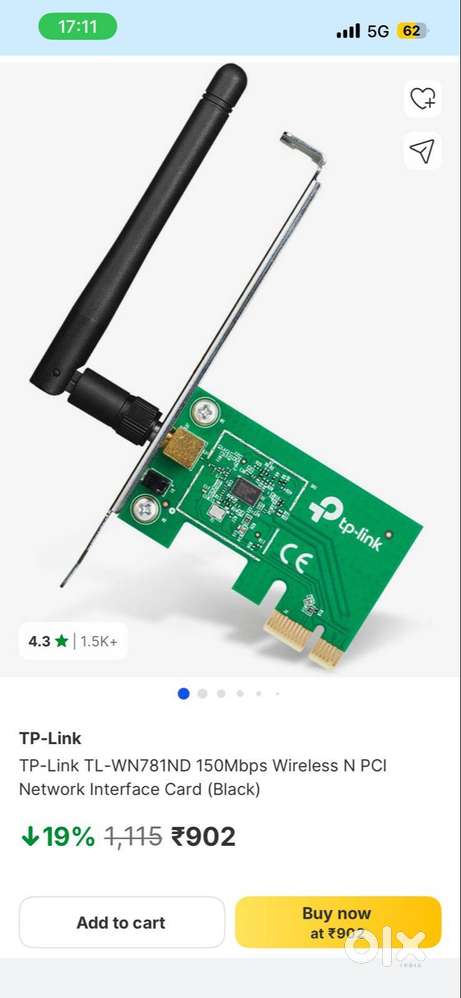 WiFi Adapter  TP-Link  TL-WN781ND