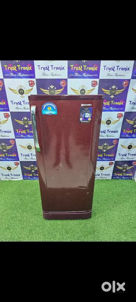 Samsung red colour single door 225 litres with inbuilt base model