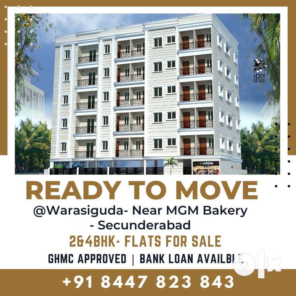 Buy your Dream Home Ready to Move 2BHK Flats for Sale @warisguda Near