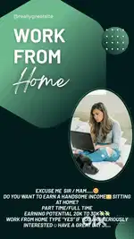 Work from home, online,opportunity for young person.