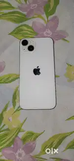 Iphone 13 128gb white colour with charger