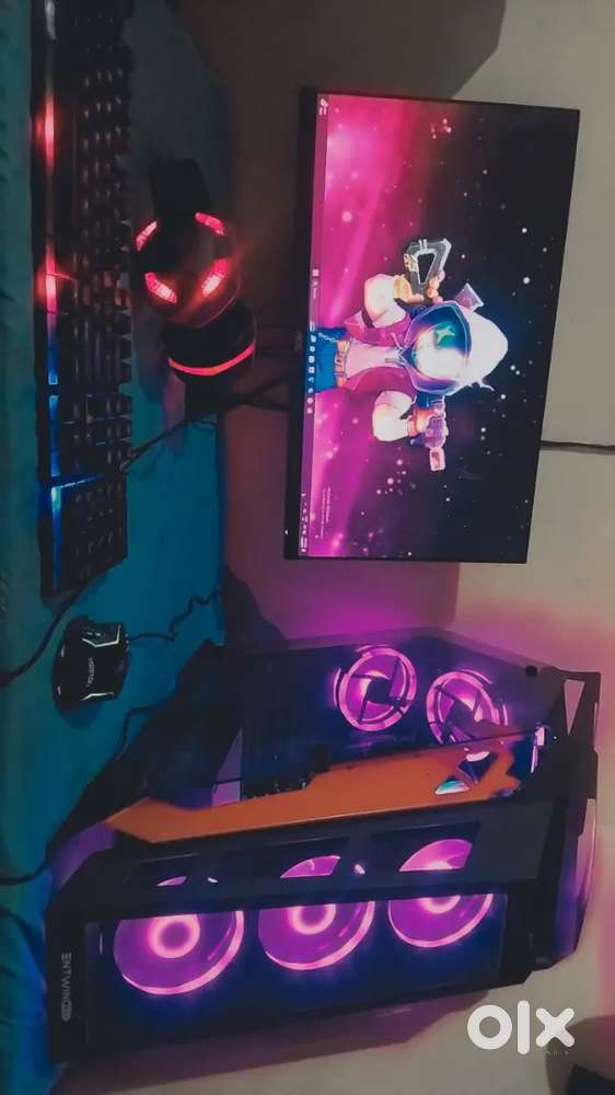 1 year used gaming (2gb inbuilt cpu in processor) PC new condition