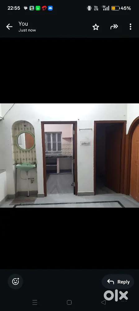 One bhk house for rent