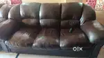 Leather sofa 5 seater