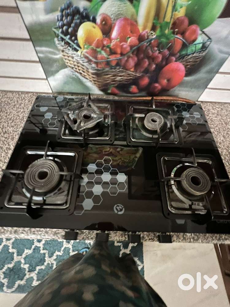 Four burner gas
