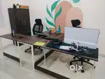 L shape study and computer table