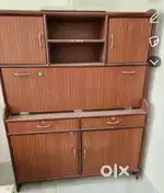 Foldable study table cum almirah