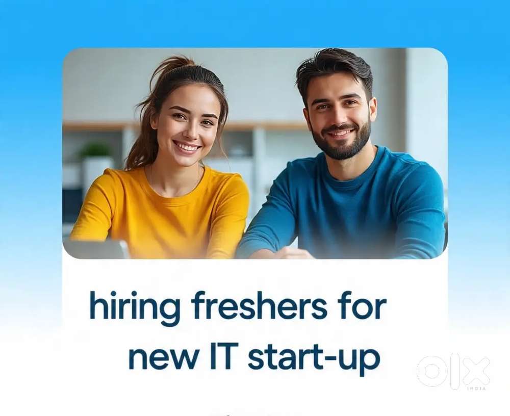 Hiring freshers for a New IT start-up