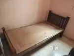 Solid Wooden Single Bed
