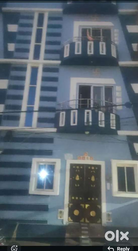 Marbel flored & 2 bedroom & bath room with car parking space