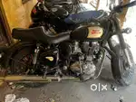 Modified bullet with alloy wheels and single seat