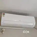 LG 1.5 ton split AC inverter model two years old