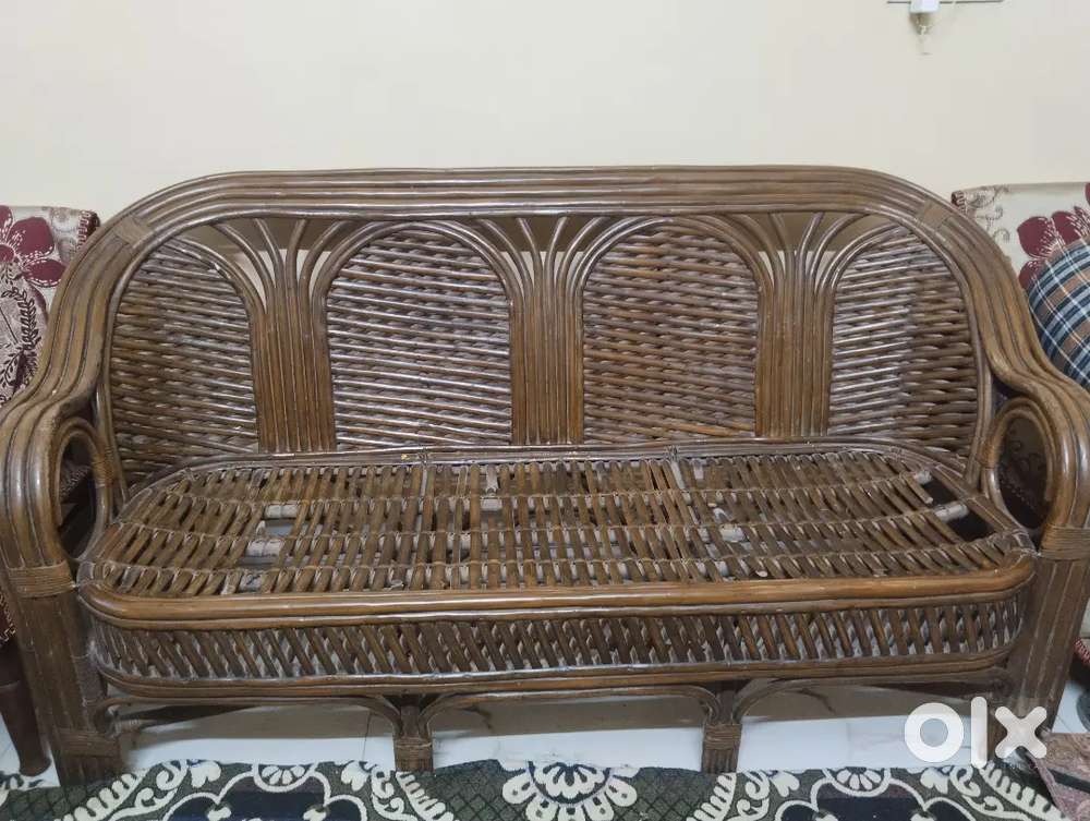 3 Seater Wooden Sofa