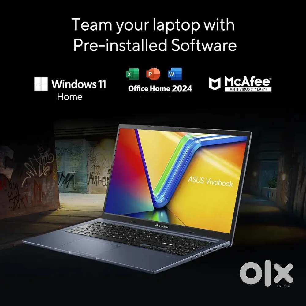 ASUS Vivobook 15, Intel Core i3 13th Gen 1315U, 12GB RAM, 512GB SSD