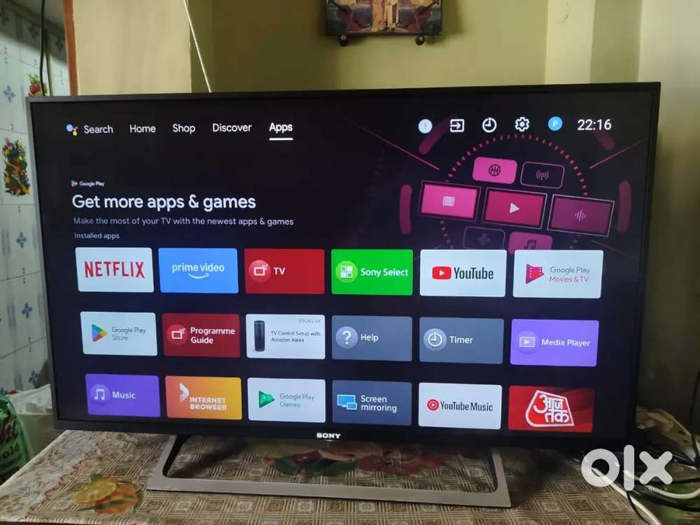 Sony 50 inch 4k anrend tv