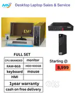 Ram - 8GB  Hard disk - 500GB  Cash on home Delivery  Replacement Warra