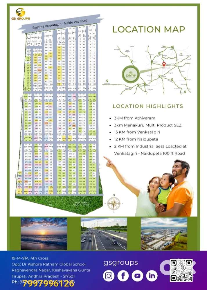 Cmts venture ,Venkatagiri to naidupeta highway, Melachuru village