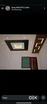Pvc ceiling ,pvc wall,luwer panel, fruted panel , UV sheet,, etc works