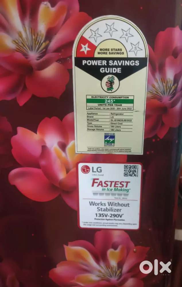 LG single door fridge for sale