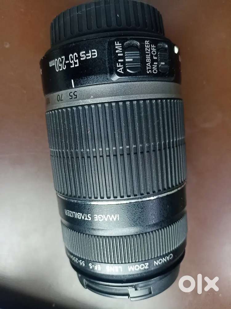 Canon EFS 55-250mm Zoom lens, very good in condition