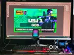 Gaming pc setup computer