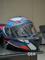 SMK dual visor helmet