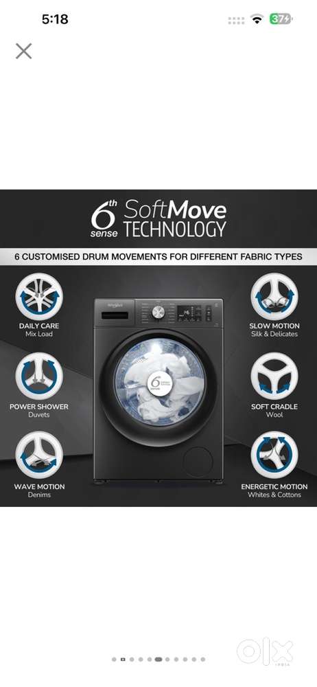 Whirlpool Washing Machine 7 kg