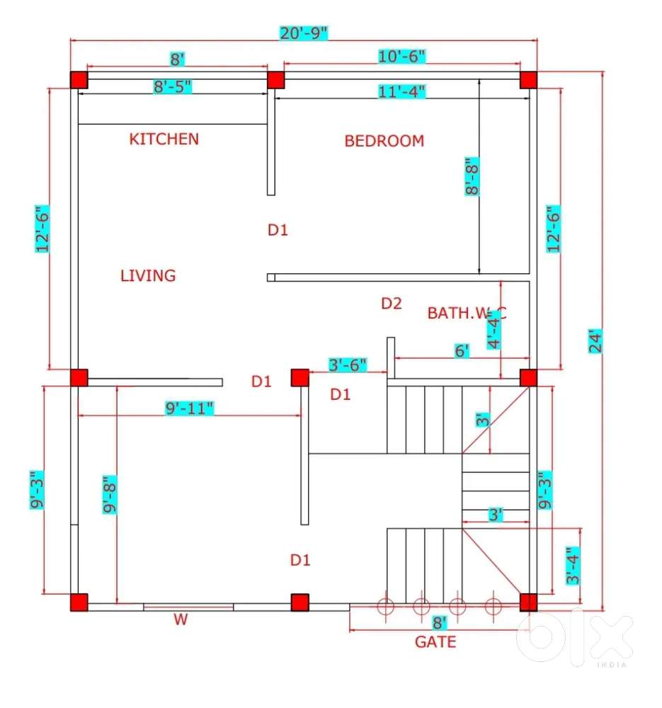 House for sale at just 25 lac