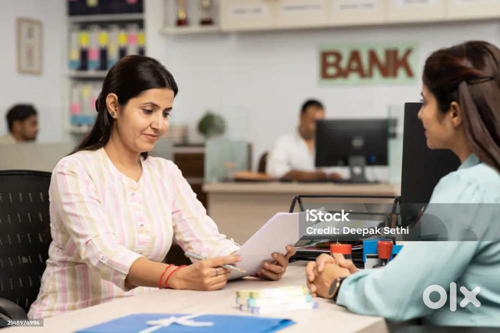Required person for banking work