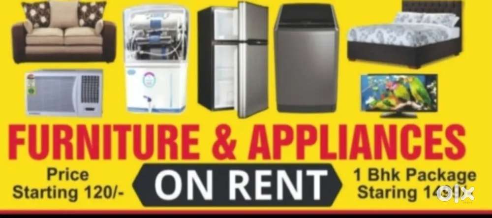 Furniture appliances on RENT