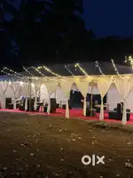 1 big canvas waterproof shamiana tent 22 ft × 40 ft