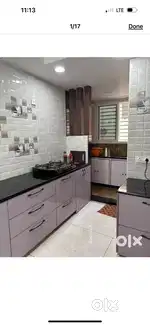 Fully furnished flat for sale with geysers and sofaset