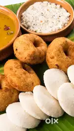 इडली,मेंदू वड़ा,डाळ वड़ा के लिए कारागीर चाईये