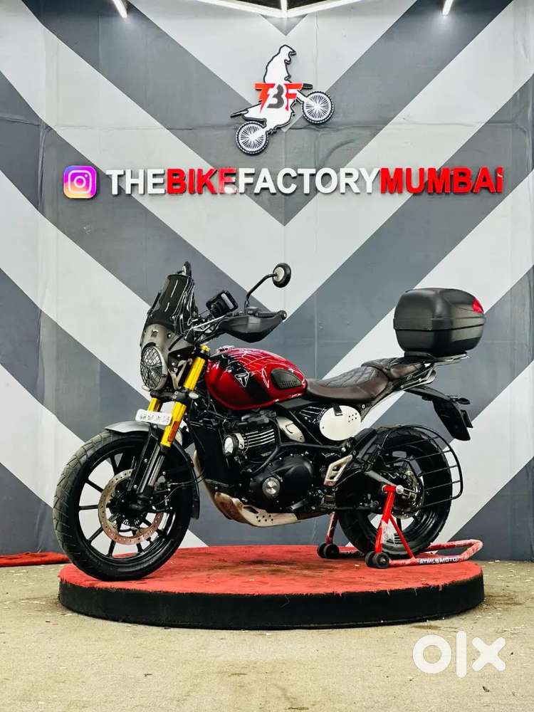 TRIUMPH SCRAMBLER 400X (the bike factory Mumbai)