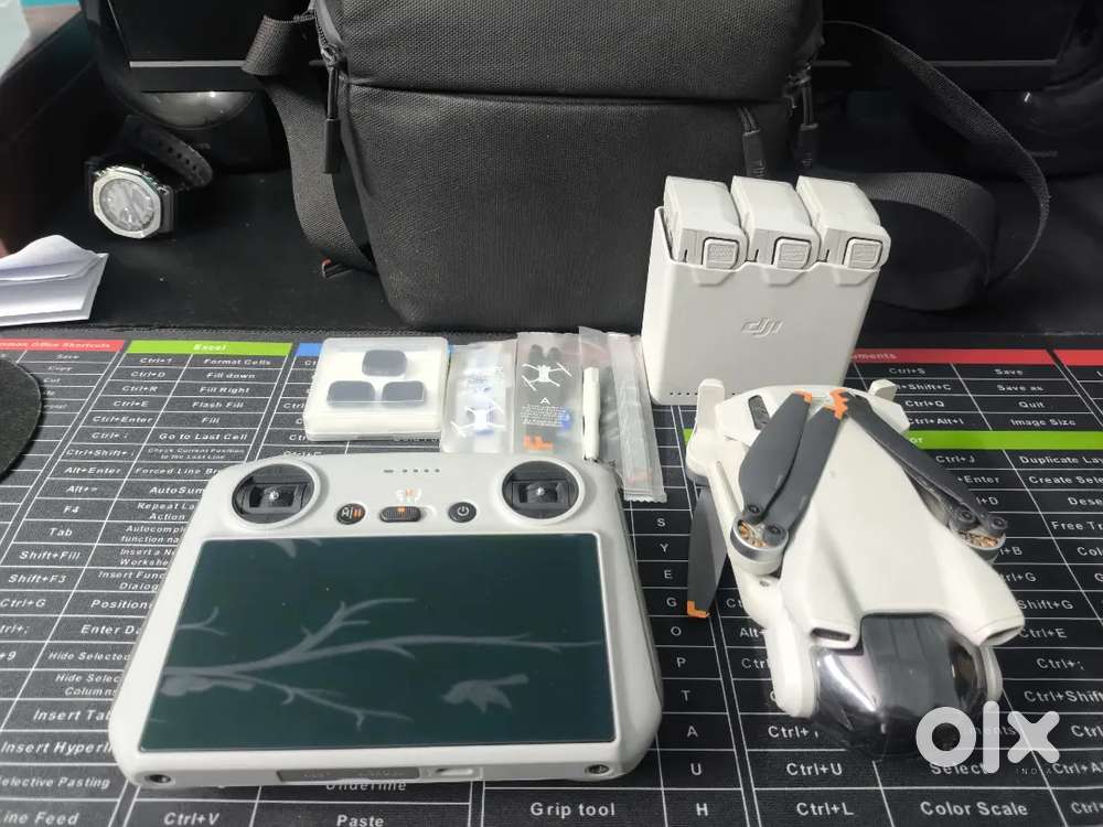 Dji mini 3 fly more combo with rc 2 remote , with 3 ND filter.