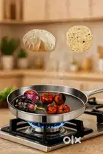 Phulka Grill Pan Roti Maker  Papad &Phulka Roasting Net for Kitchen