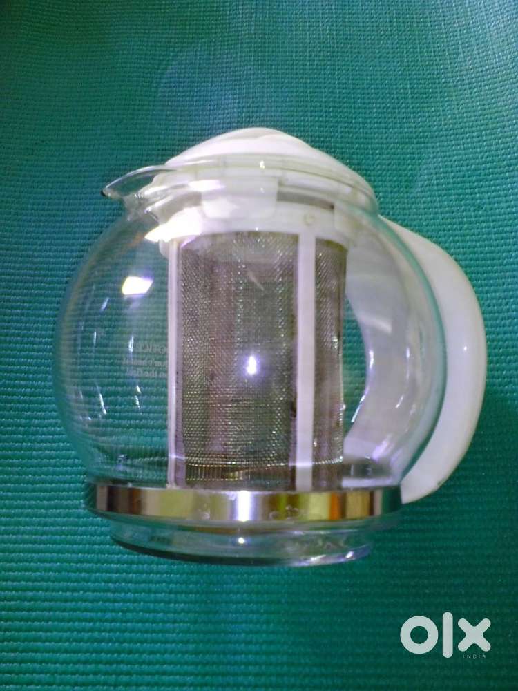 Glass Teapot with Stainless Steel Infuser