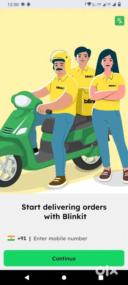 Delivery job work in your free time