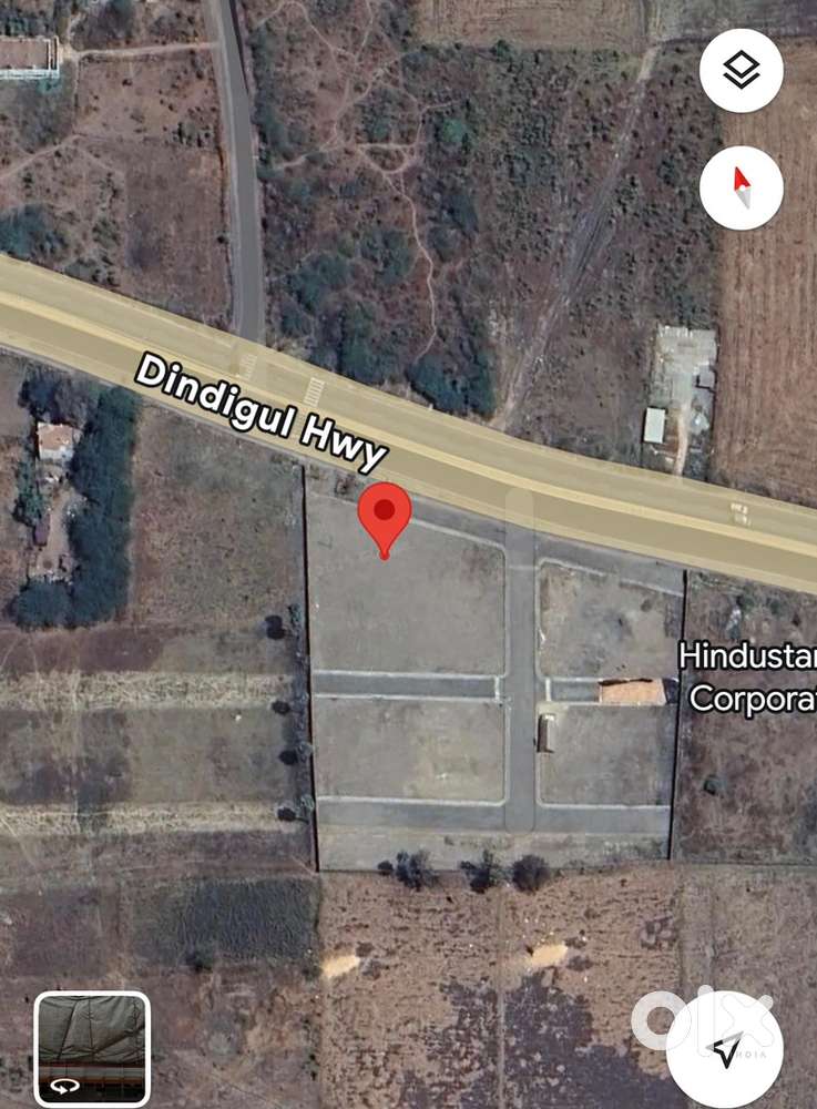 North facing Commercial plot on NH for sale near Reddiarchatram