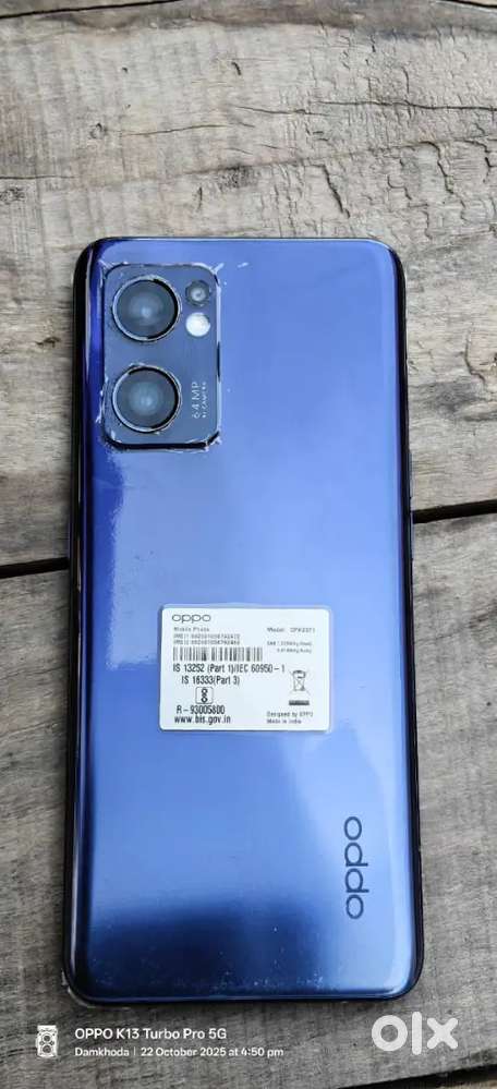 Oppo Reno 7 5G 8+8 gb Ram 256 gb memory
