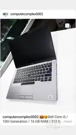Dell Core i5 10th Generation 16gb Ram 512gb SSD With Adapter & Bag