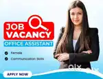URGENTLY HIRING FEMALE OFFICE ASSISTANT FOR MY OFFICE